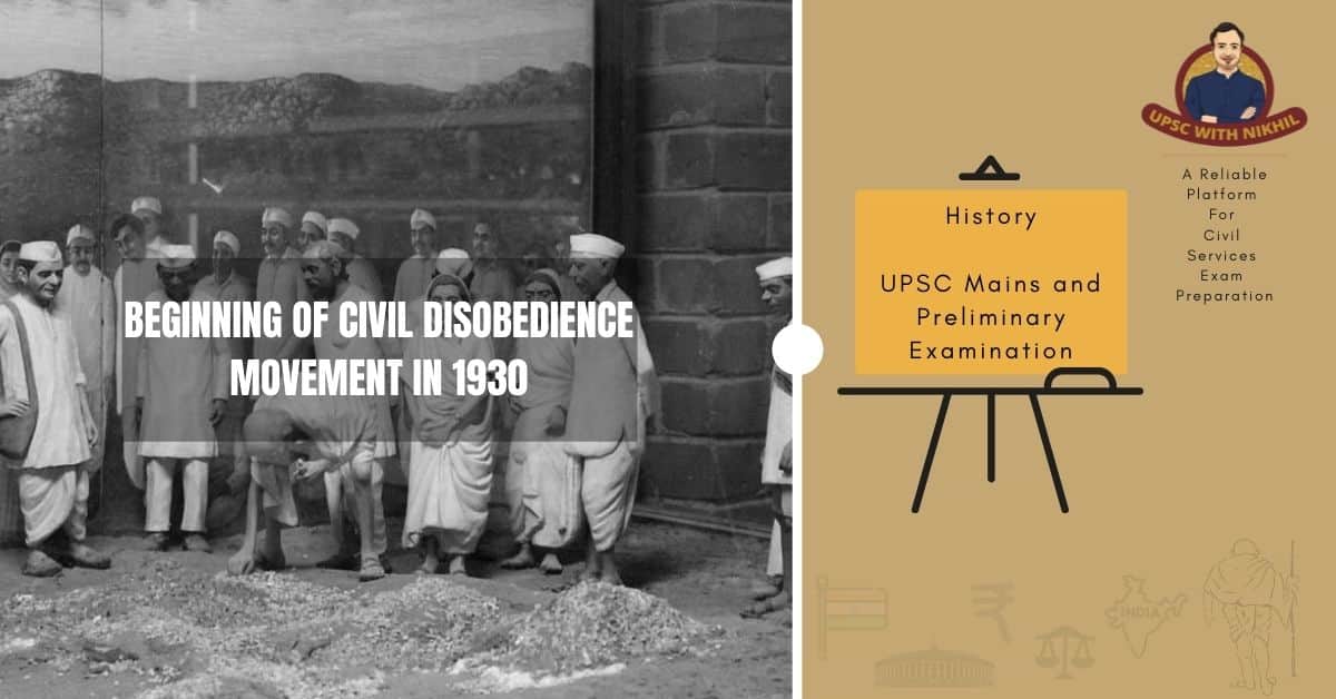 Beginning of Civil Disobedienc