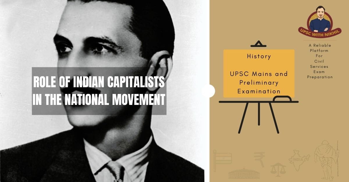 Role of Indian Capitalists In 