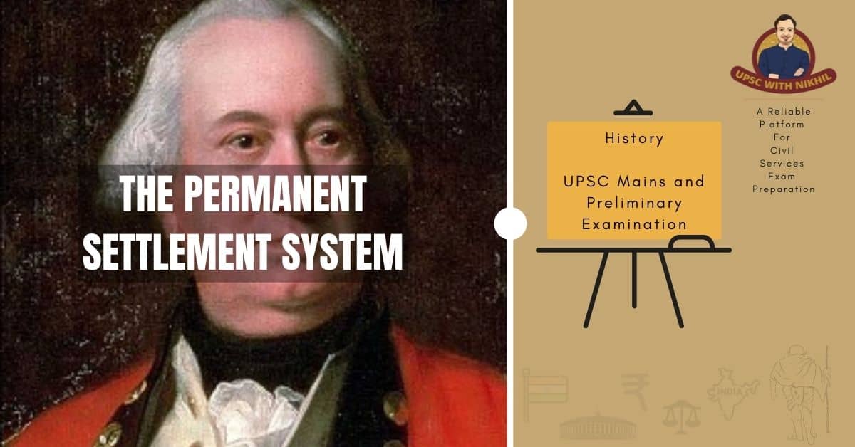 The Permanent Settlement Syste