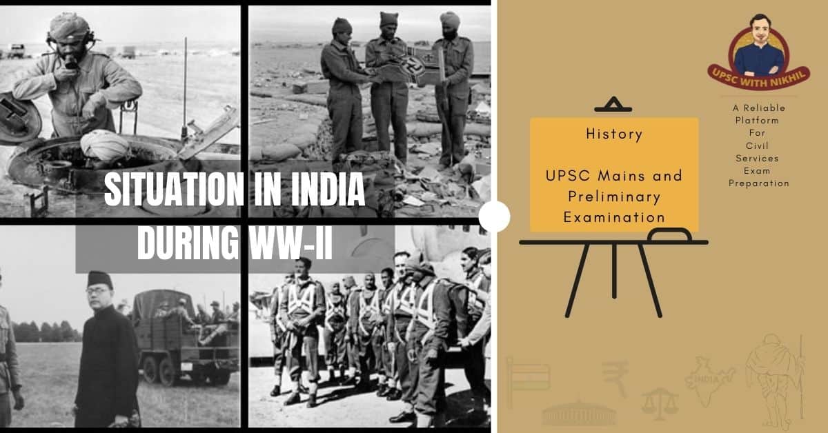 Situation In India During WW-I