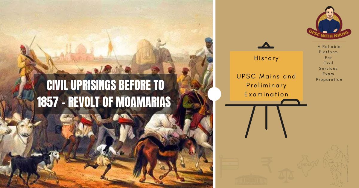 Civil Uprisings Before To 1857