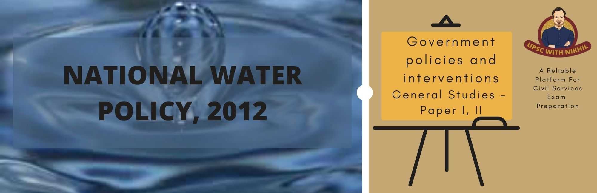 National Water Policy, 2012