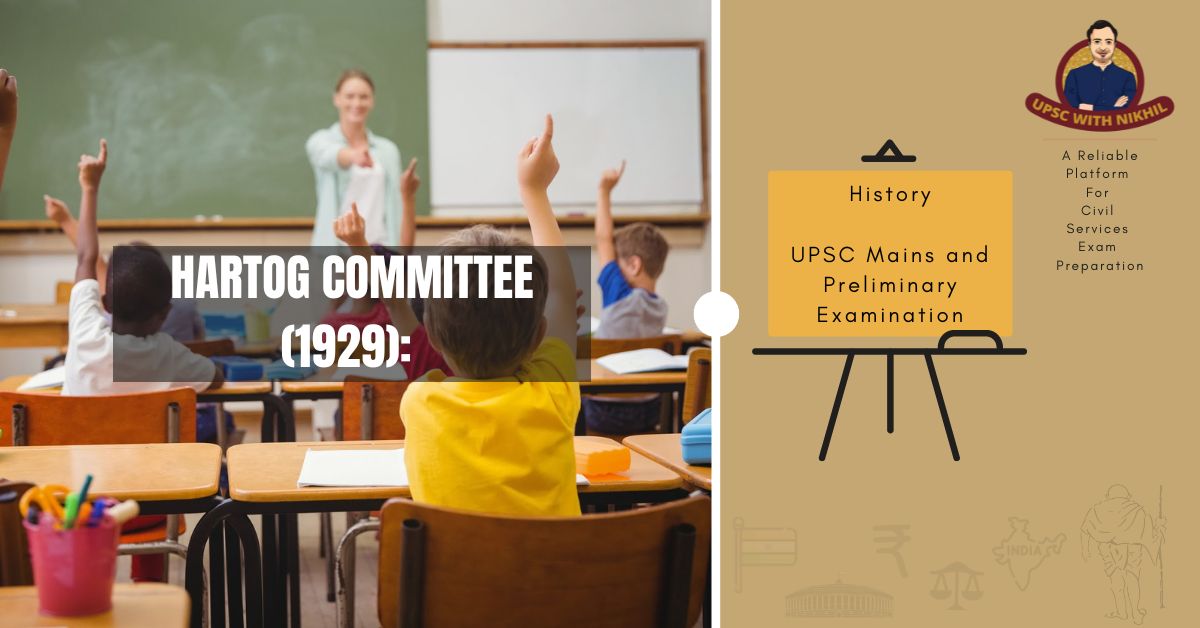 Hartog Committee (1929): Educa