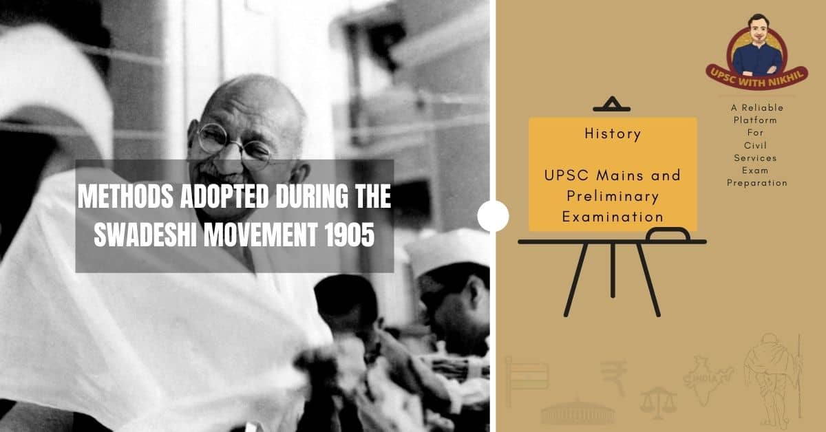 Methods Adopted During The Swa