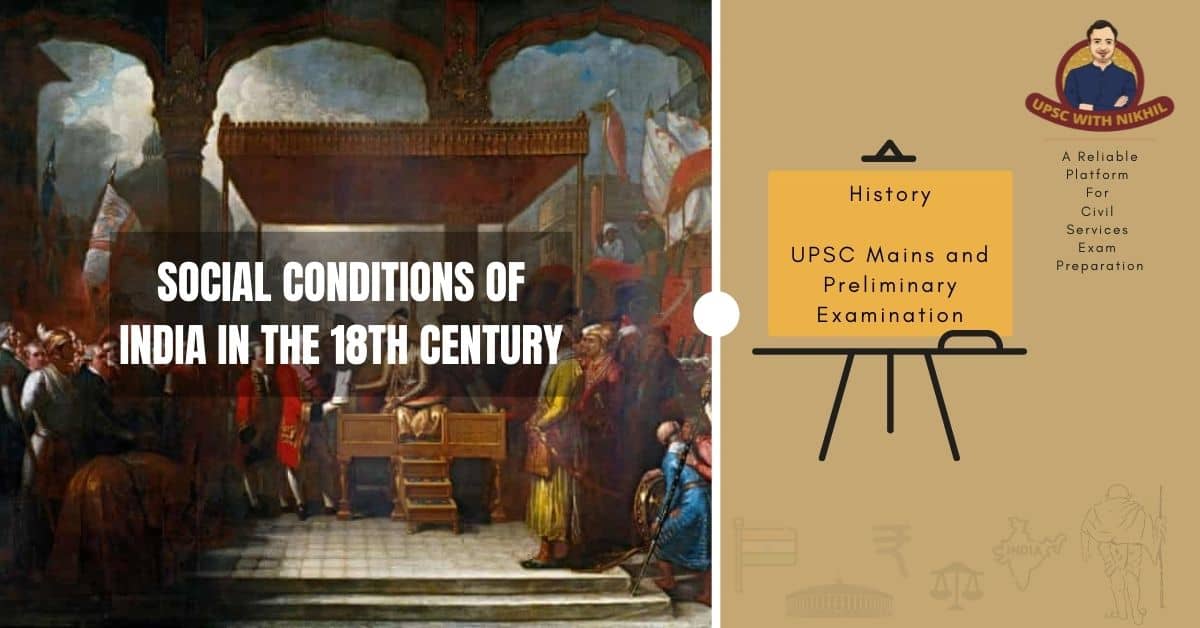 Social Conditions Of India In 