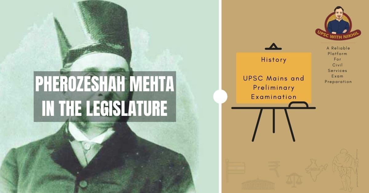 Pherozeshah Mehta In The Legis